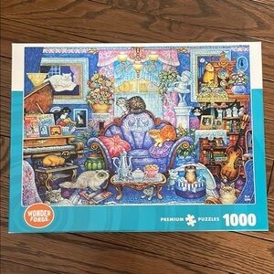Cats Chats 1000-Piece Puzzle designed by  Wonder Forge Made in Germany
